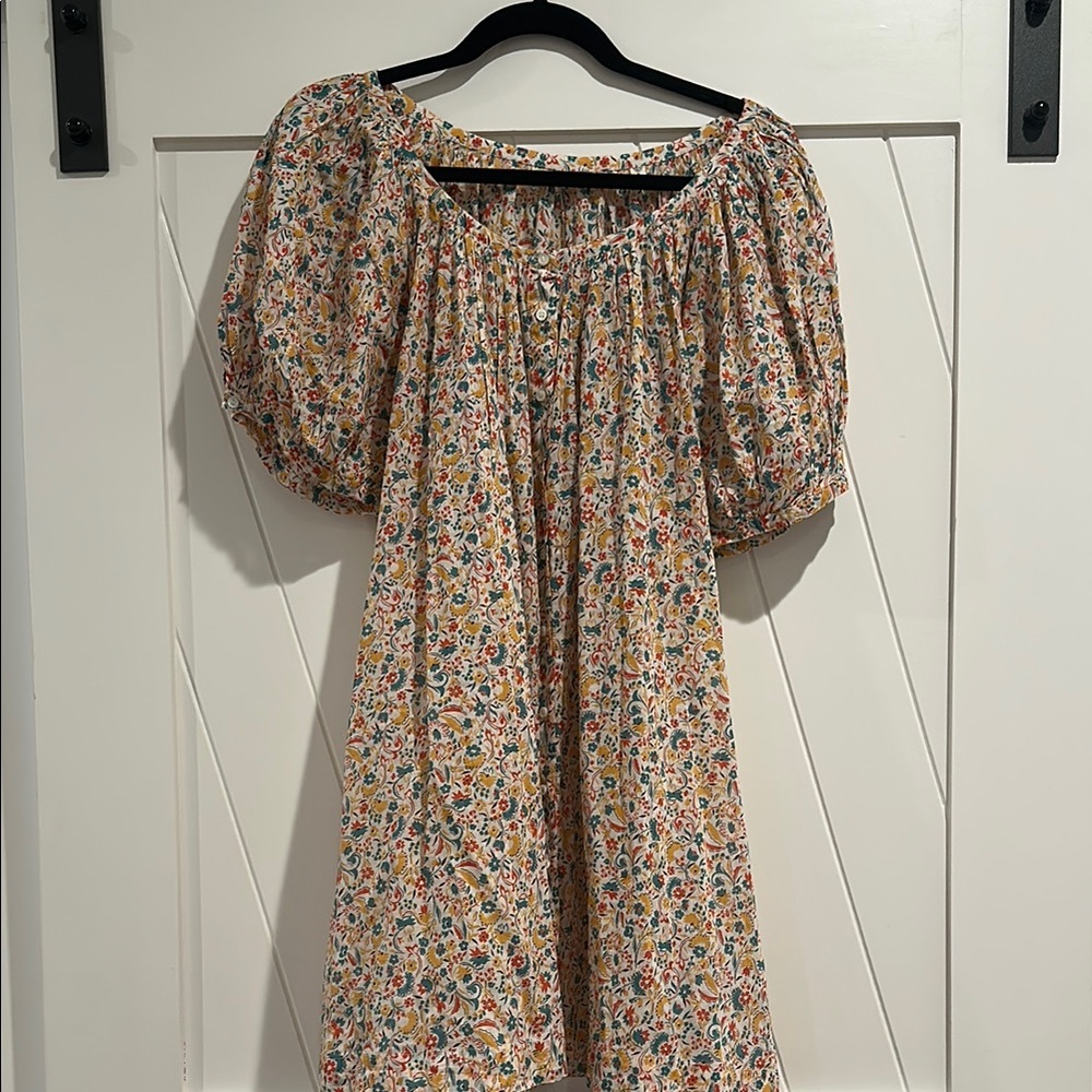 Doen JOSETTE DRESS -- WILD CLOVER FLORAL